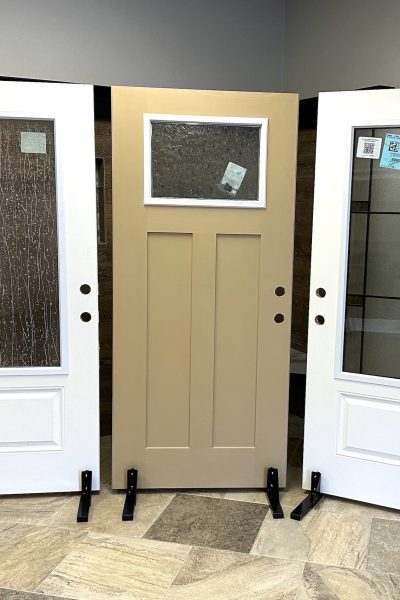 Hurricane-Rated Doors on display in our Tarpon Springs Showroom