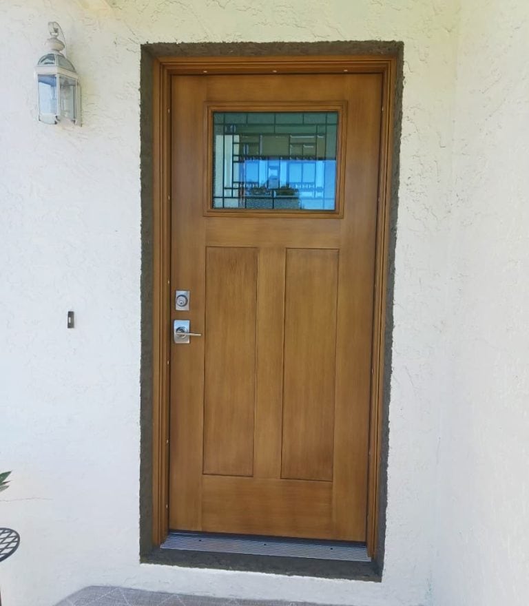 Hurricane-Rated Door