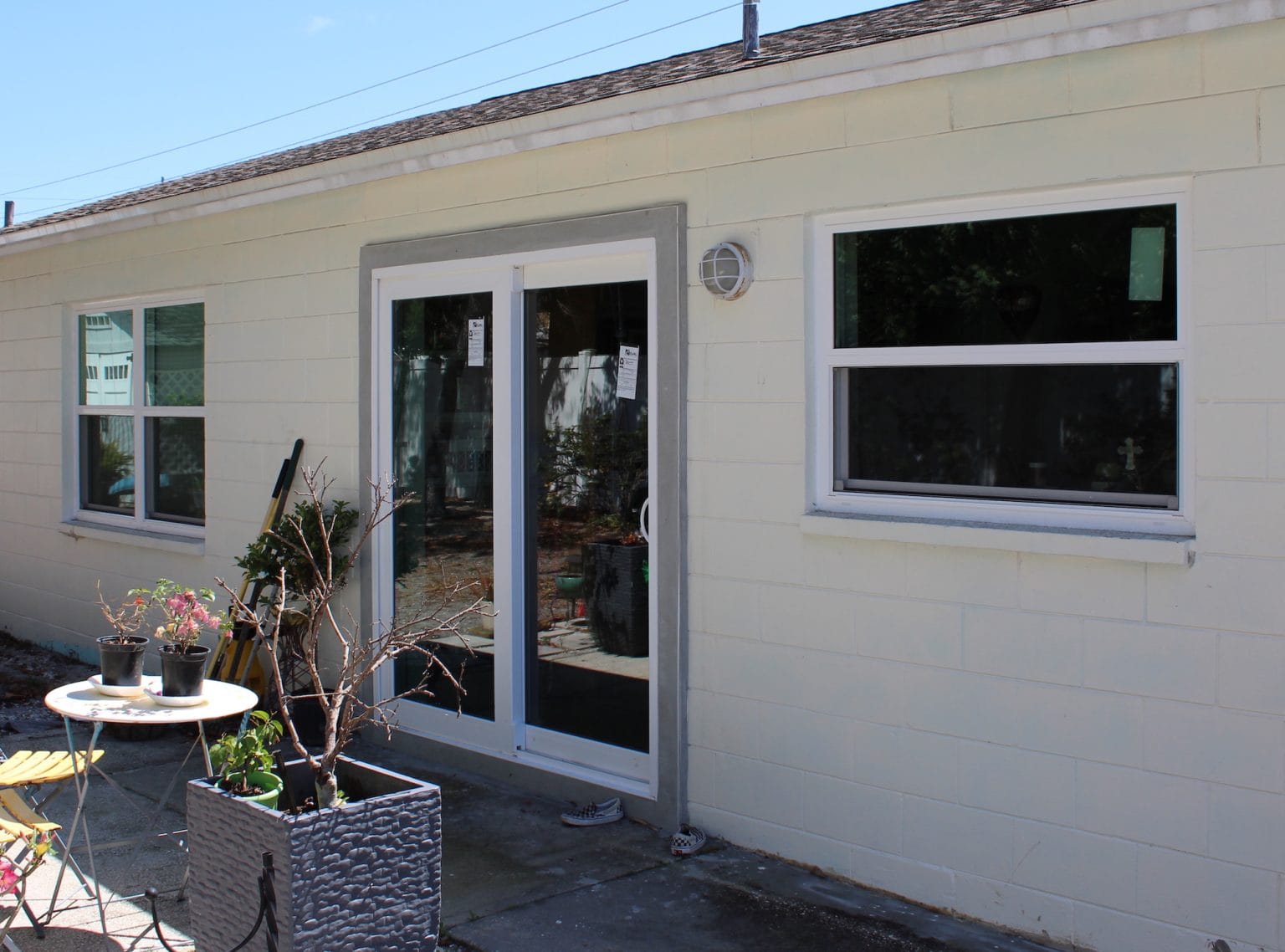 Hurricane-Rated Door and Impact-Resistant Windows