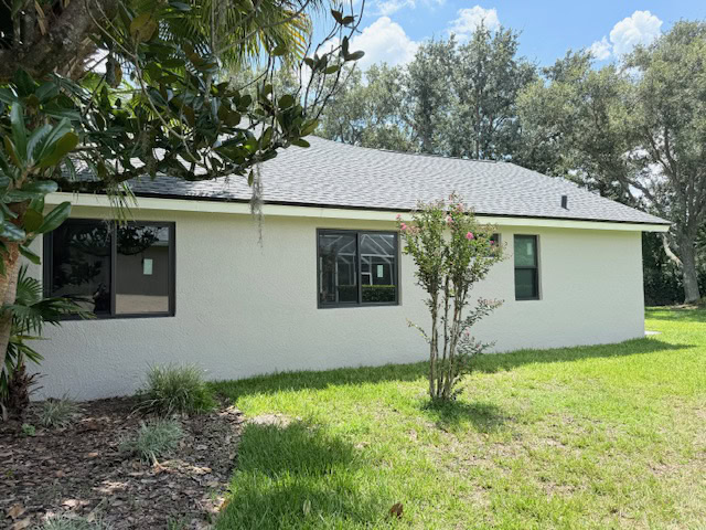 Impact windows in Safety Harbor: ranch home with new impact windows across the back