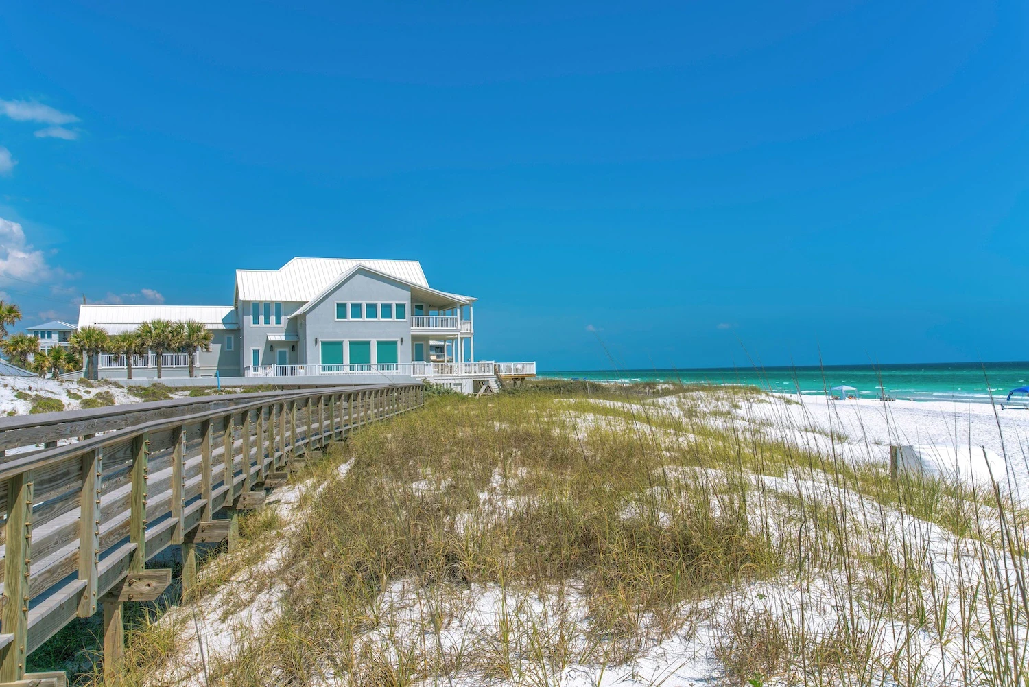 Florida home featuring hurricane impact windows for storm protection